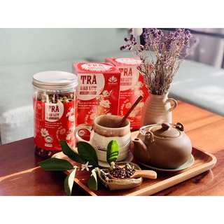 [COMBO 2 HỘP] TRÀ GẠO LỨT XẠ ĐEN ĐẬU ĐEN