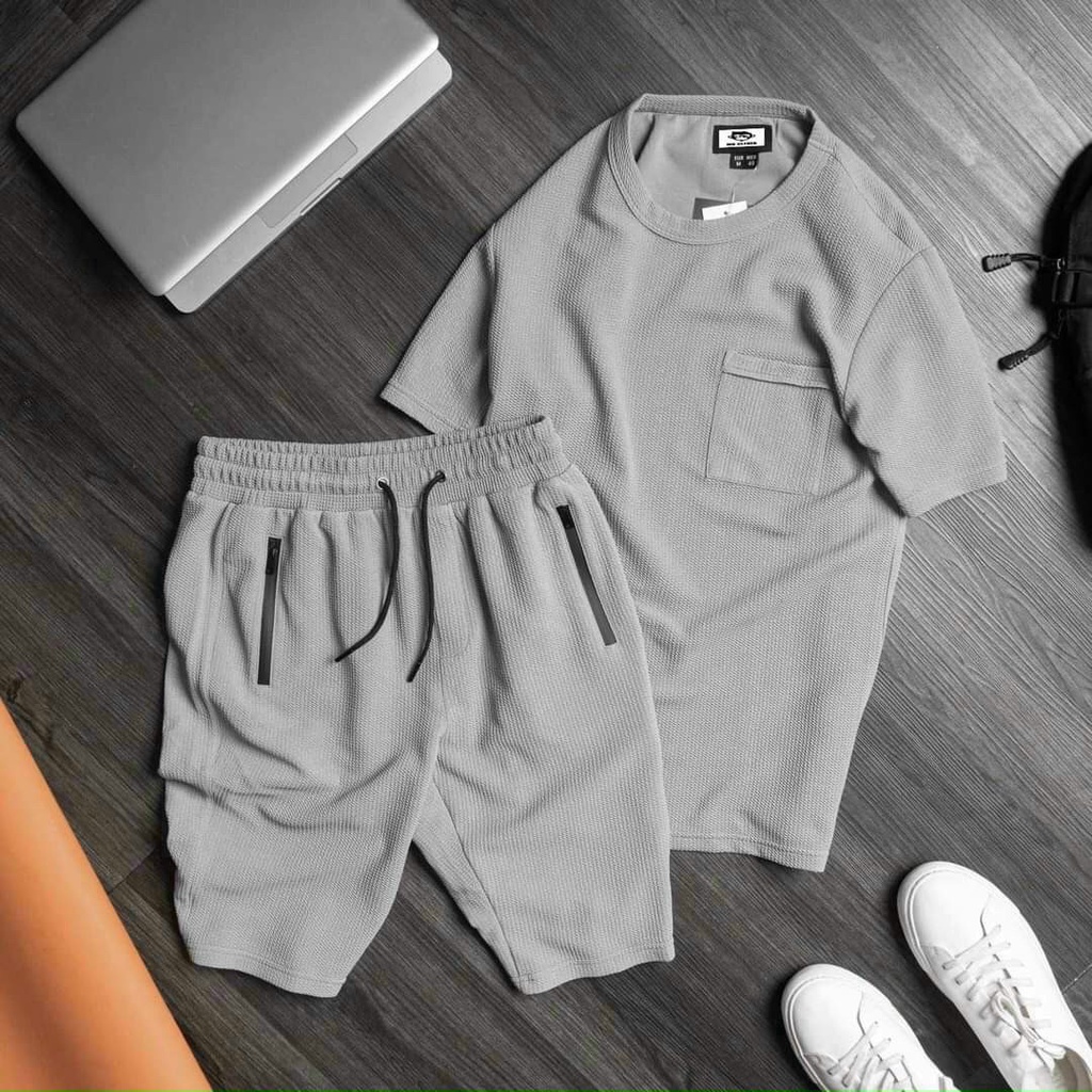 Bộ thể thao nam, đồ bộ nam mùa hè cộc tay chất cotton siêu xịn mịn, mát mẻ, thấm hút mồ hôi