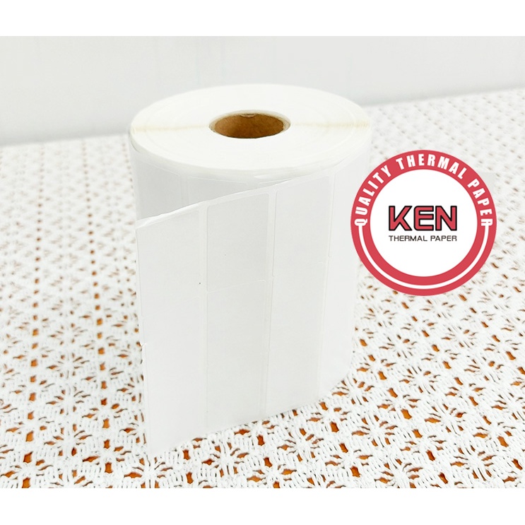 Giấy in mã vạch 3 tem 35×22 – Decal thường in mã vạch 3 tem 35×22x50m