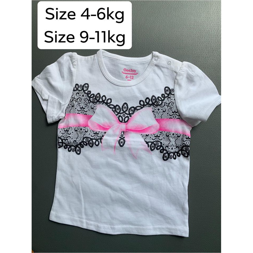 ÁO THUN BÉ GÁI HIỆU PLACE XUẤT KHẨU SIZE NHỎ 4-11kg SIÊU CUTE