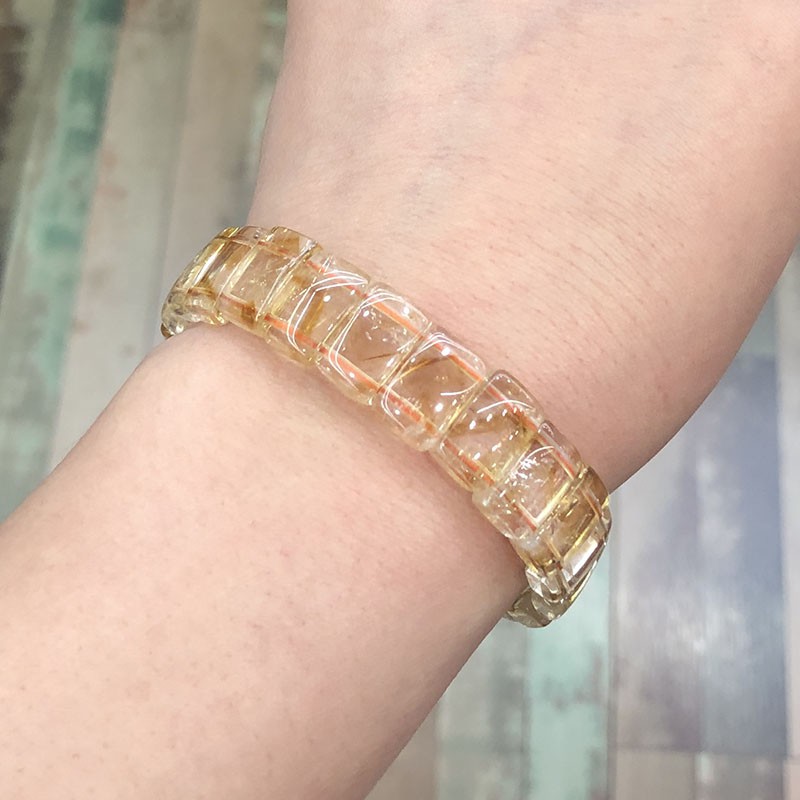 Vòng Tay Chuỗi Hạt Đá Topaz Tự Nhiên Thời Trang