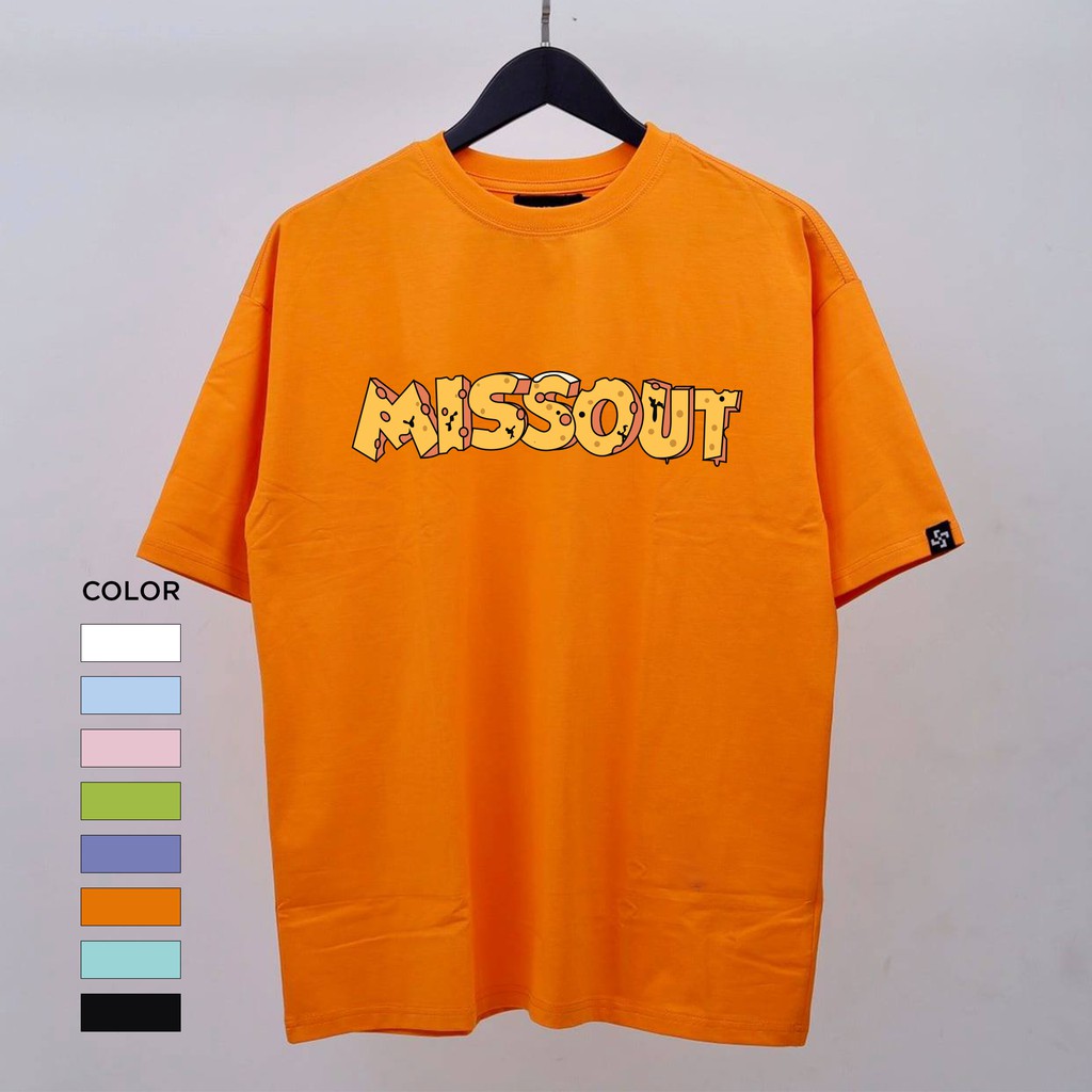 Áo thun nam nữ phomat MISSOUT-áo thun UNISEX,vải cotton 100% (V200)