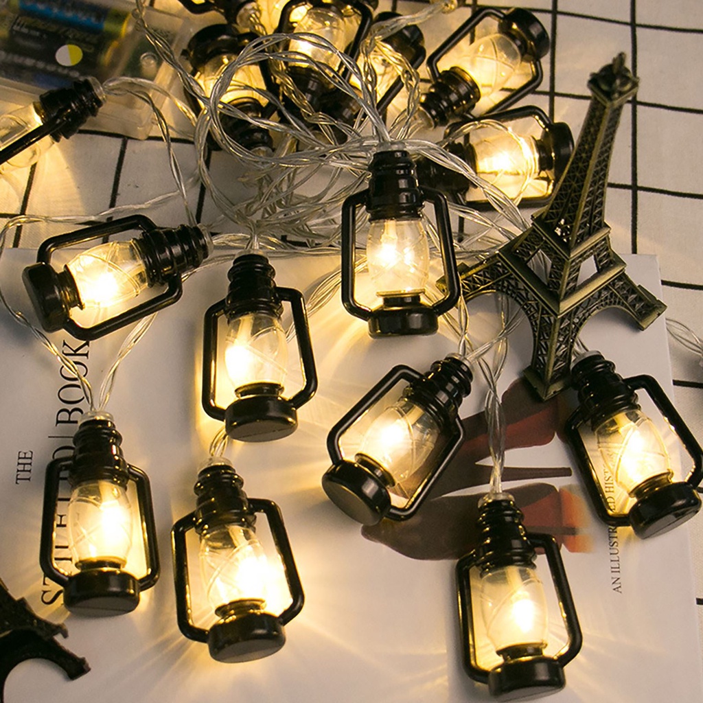 Dây Đèn Led Dài 1M Gồm 10 Bóng Kiểu Cổ Điển Dùng Để Trang Trí Nhà