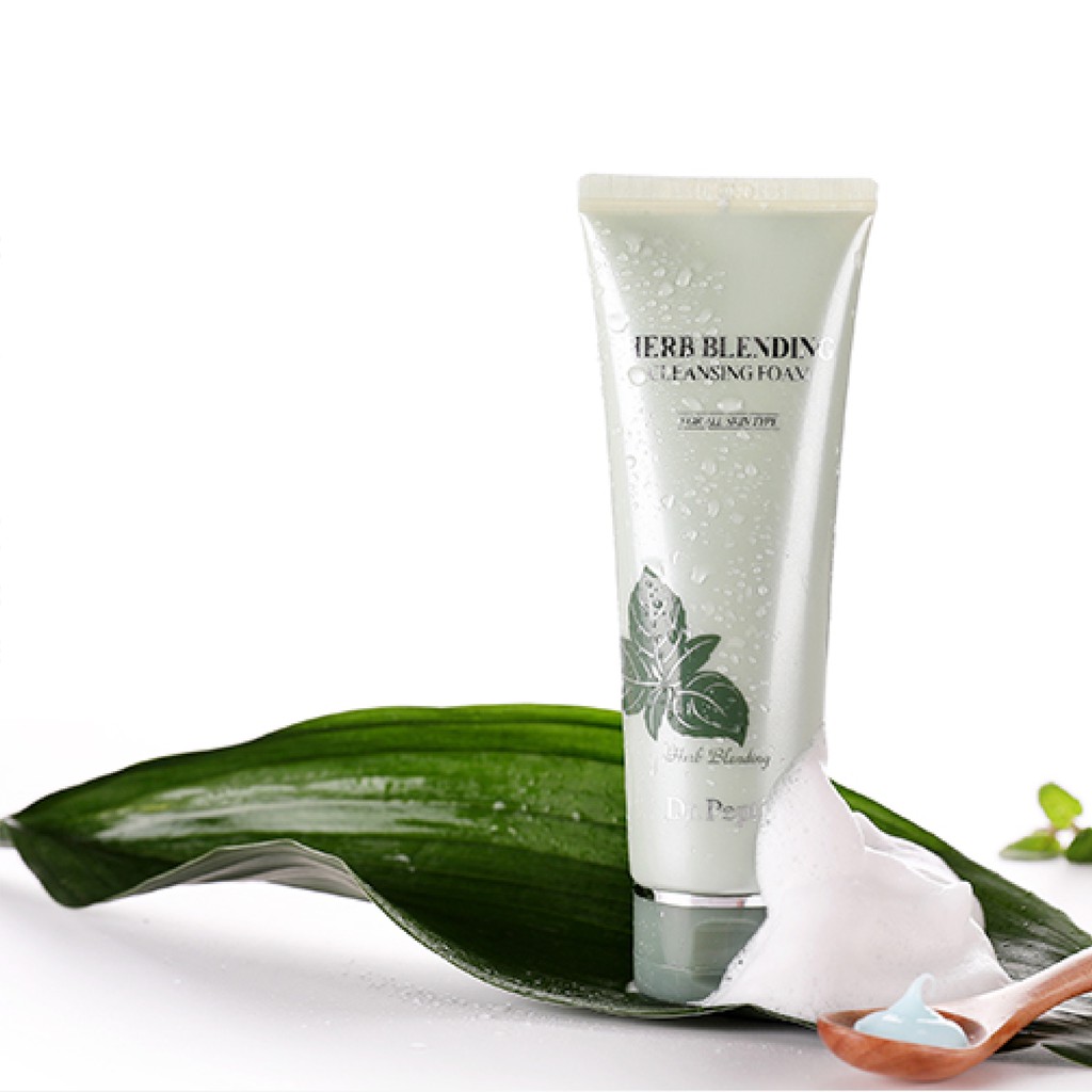 [Combo] Sữa Rửa Mặt Và Tẩy Da Chết Dr.Pepti Galacto Cleansing Foam &amp; Herb Natural Peeling Gel