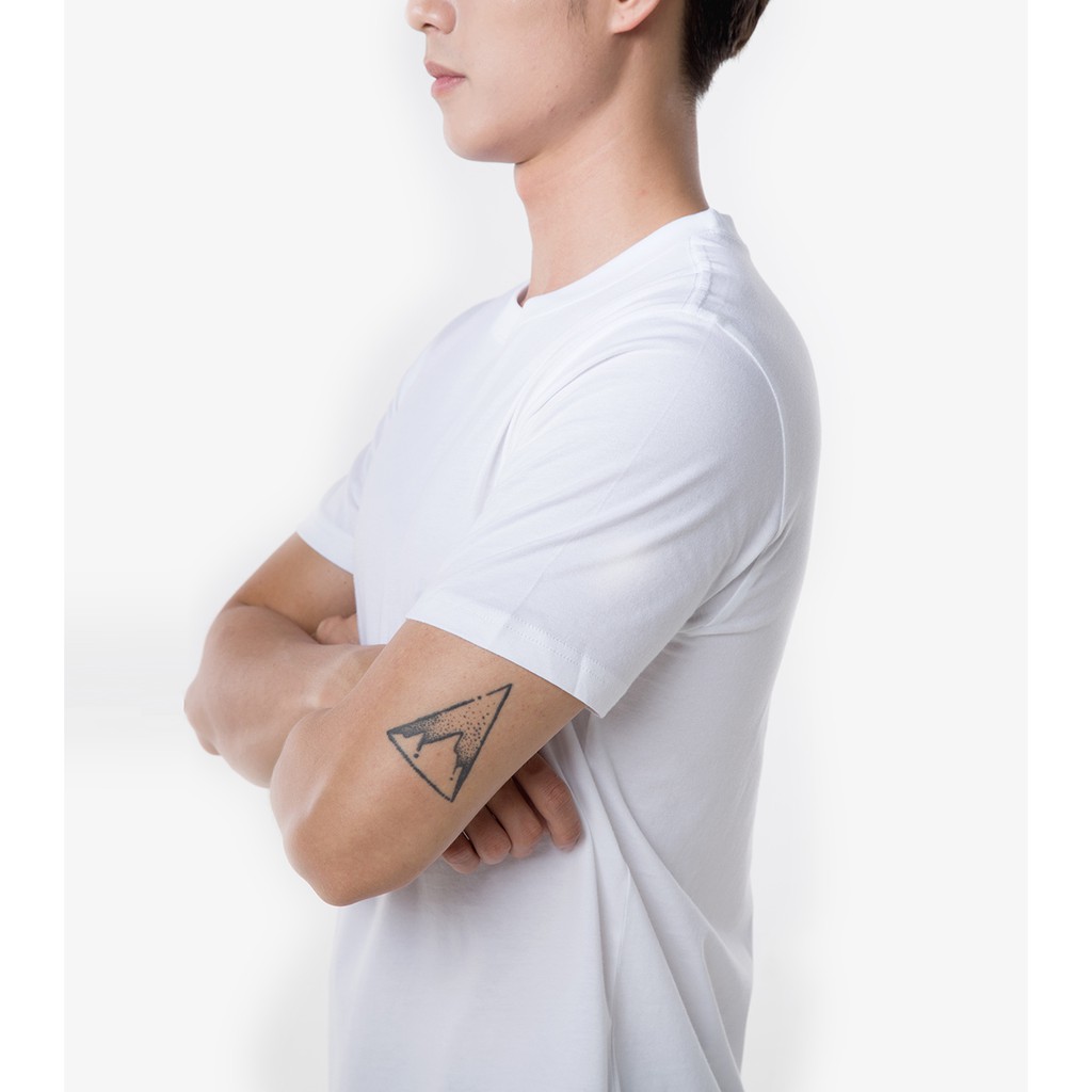 Áo thun nam 100% Cotton Essential Tee màu TRẮNG thương hiệu Coolmate