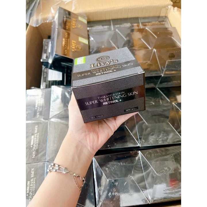 Kem body Livy's Retinol hộp đen