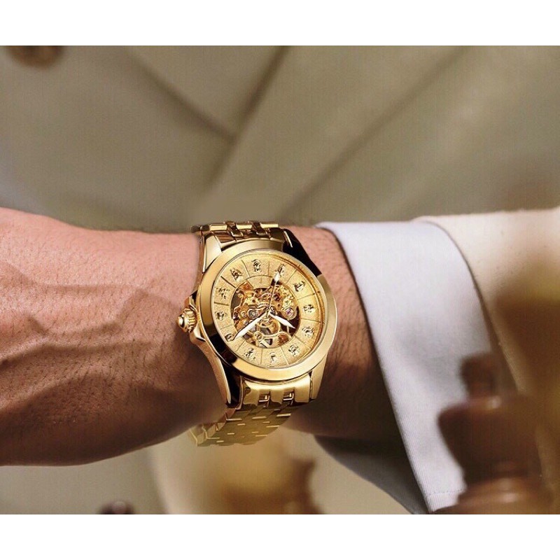 Đồng hồ cơ nam October cơ lộ máy độc đáo, thiết kế 12 mốc giờ là 12 con giáp độc đáo, sang trọng [ Đồng Hồ Cơ ] | BigBuy360 - bigbuy360.vn