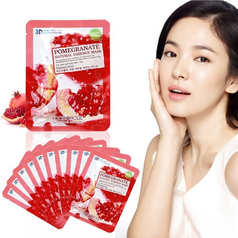 Mặt Nạ Dưỡng Da 3D Foodaholic Natural Essence Mask 10 Miếng
