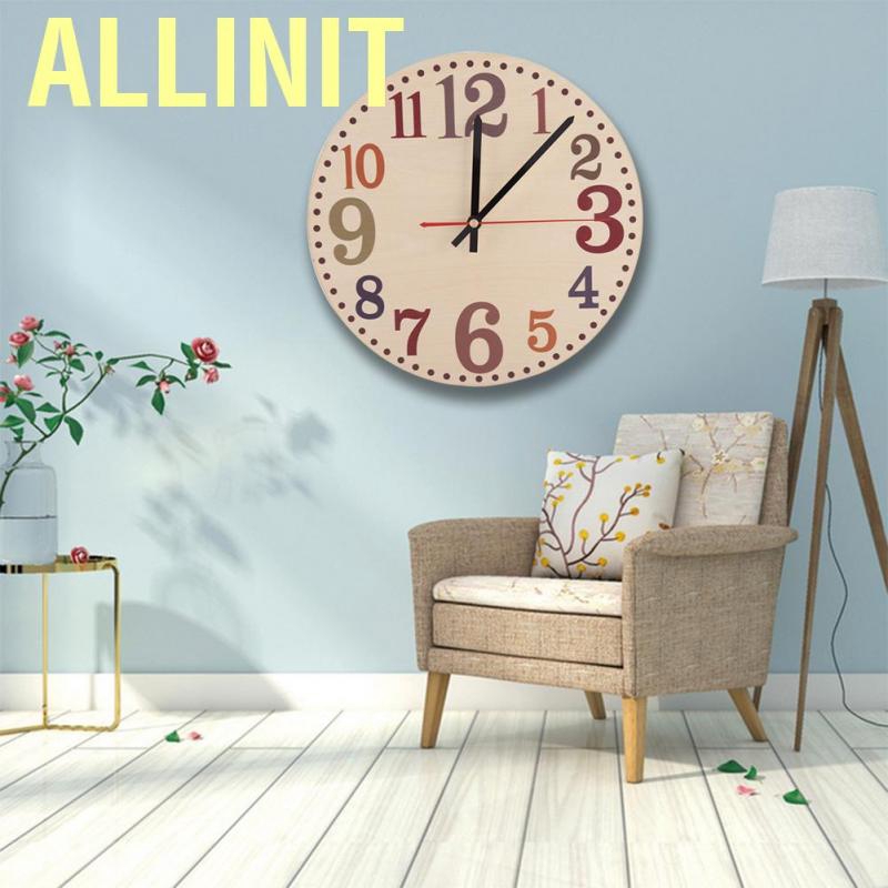 Đồng Hồ Treo Tường Gỗ Treo Tường Phong Cách Vintage