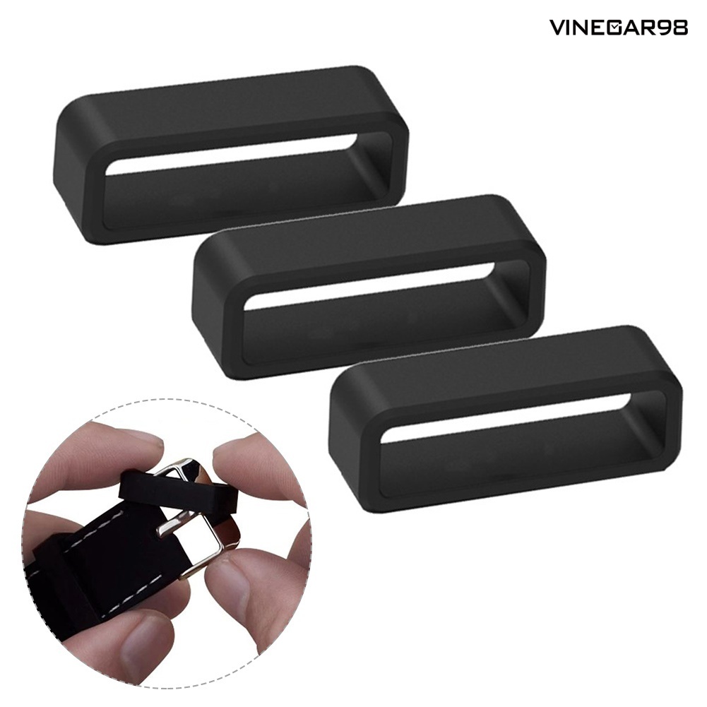VINE 12-30mm Silicone Replacement Wrist Band Loop Ring Accessory