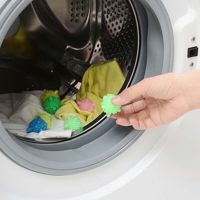 Combo 5 Banh giặt mini cao su dạng cầu gai