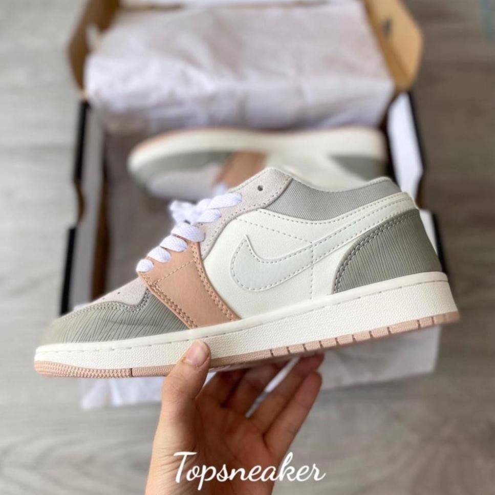 Giày Sneaker Jordan 1 Milan màu hồng đất, Giày thể thao Jordan 1 Low Milan cổ thấp siêu đẹp Low Full Phụ Kiện | BigBuy360 - bigbuy360.vn