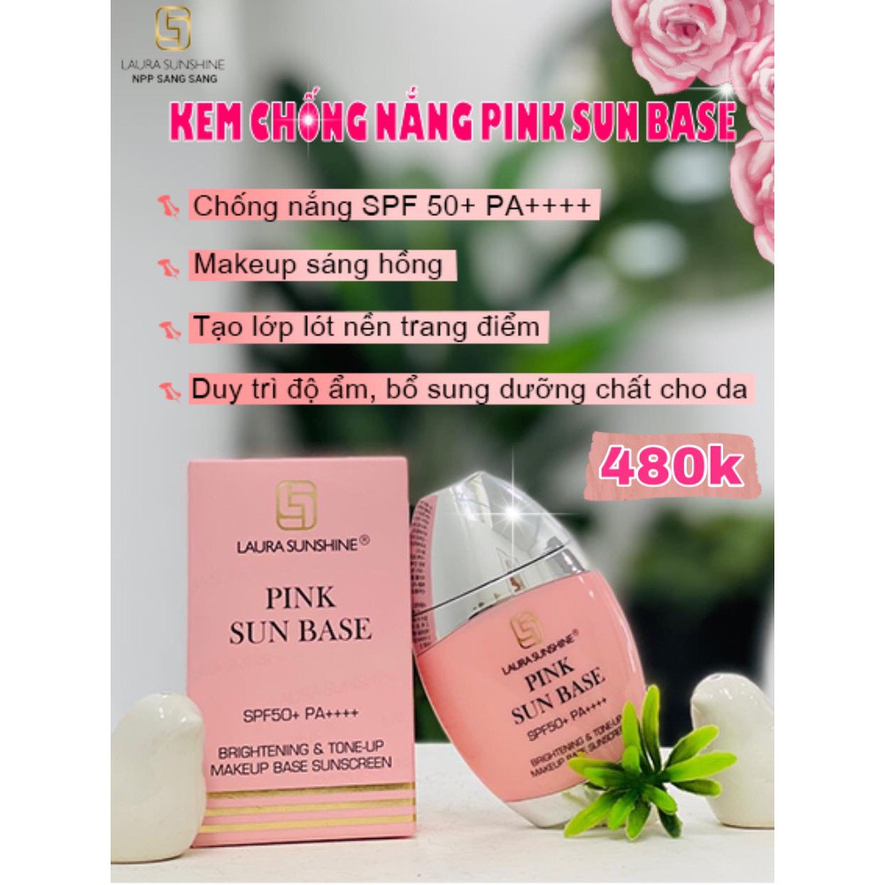 KEM CHỐNG NẮNG PINK SUN BASE SPF 50+ PA++++