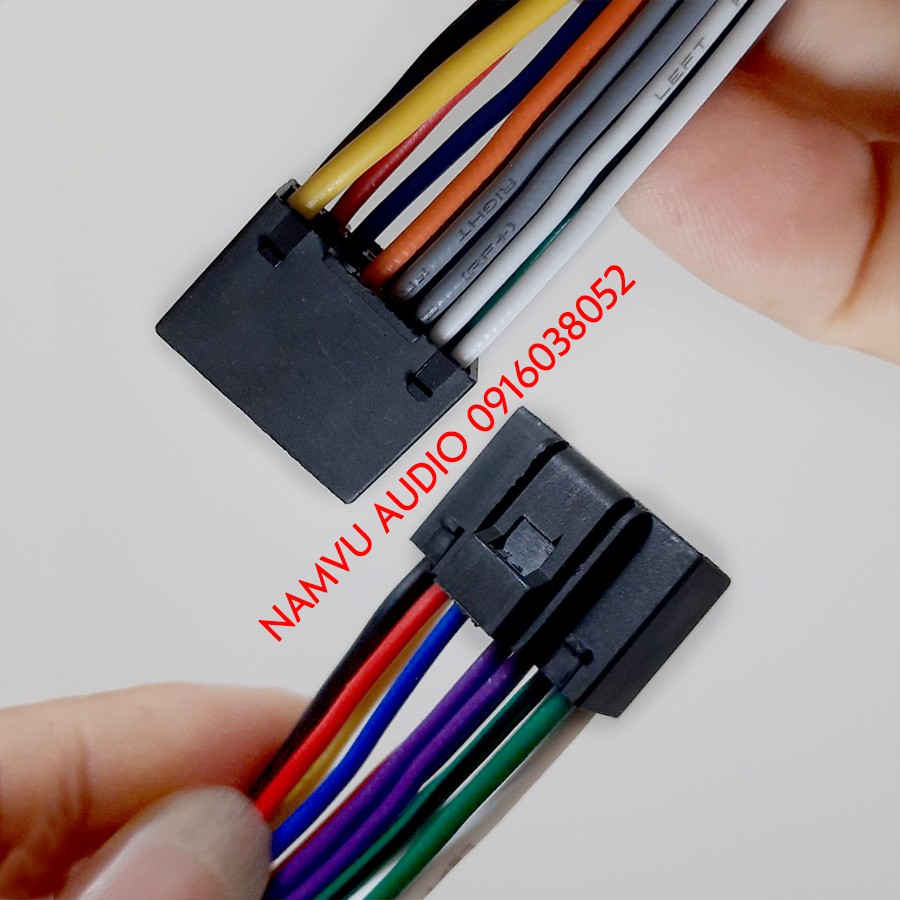 Dây cáp 16PIN - Jack kết nối Loa và Nguồn cho CD ô tô Kenwood