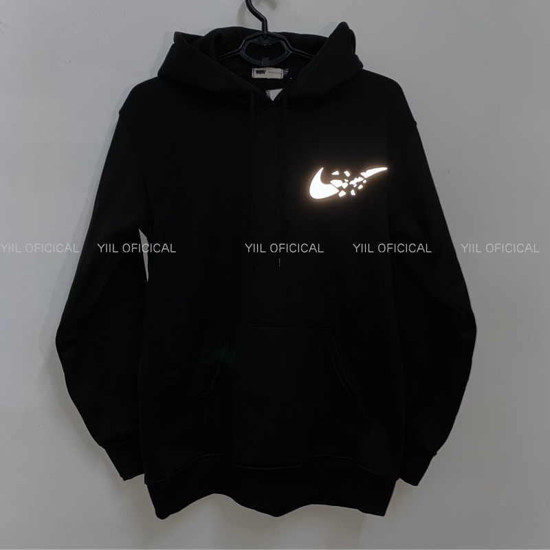 Áo hoodie nam nữ  phản quang form rộng tay bồng phong cách hàn quốc áo hoodie nỉ bông form rộng cực đẹp YiiL HD06