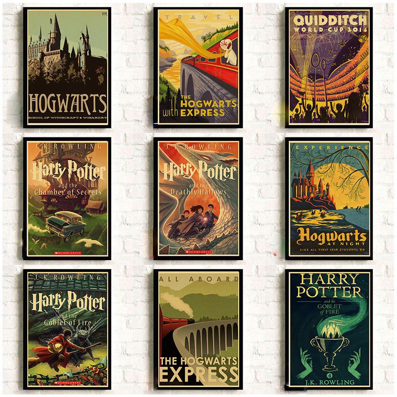 Poster Phim Harry Potter Dán Tường Trang Trí Nội Thất