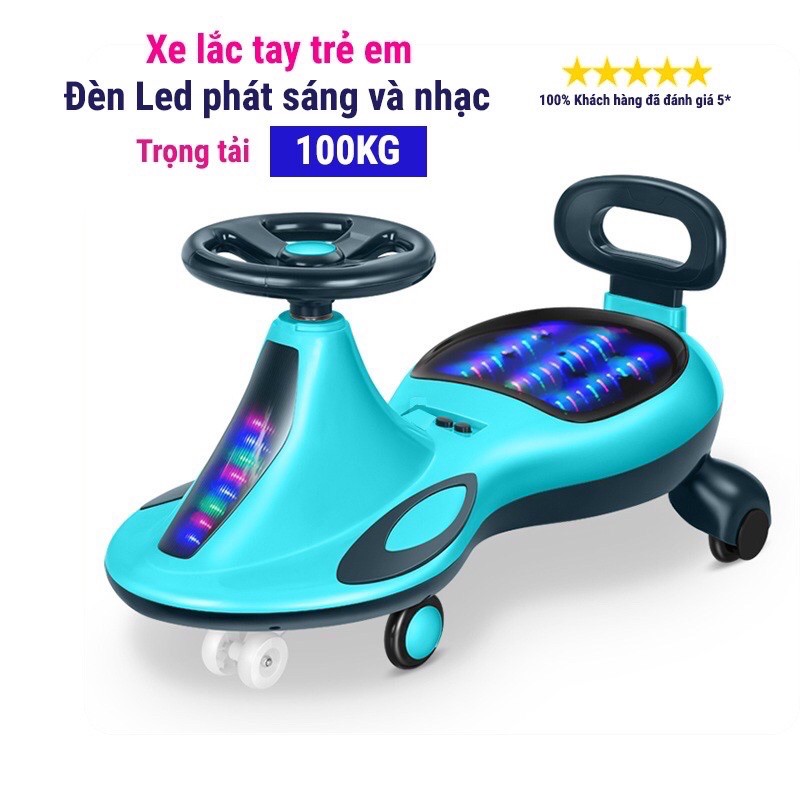 xe lắc trẻ em 068 có nhạc đèn led trọng lượng lớn