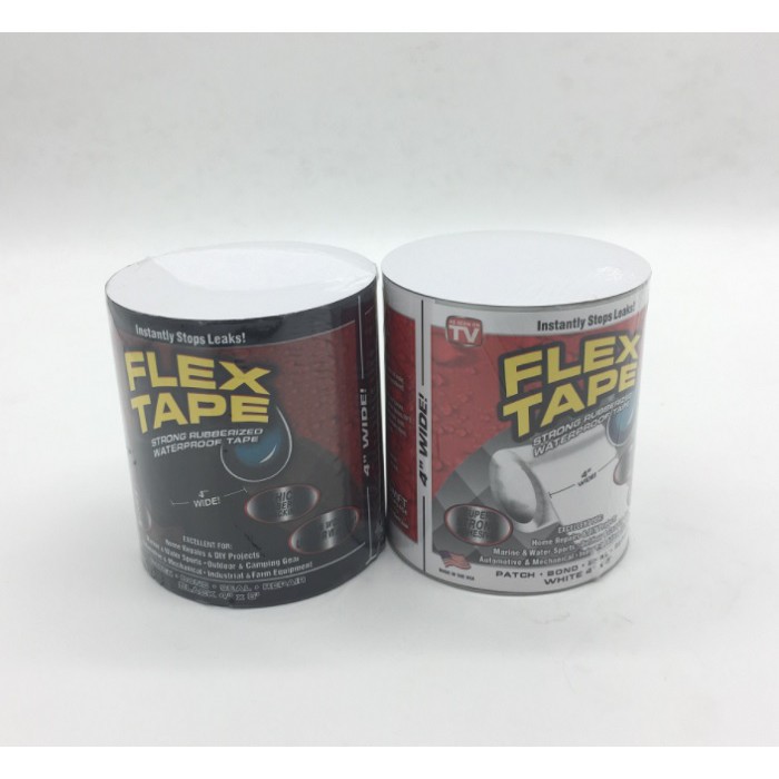 Miếng vá thông minh Flex Tape - Siêu dính, sử dụng trên mọi chất liệu (Đen)