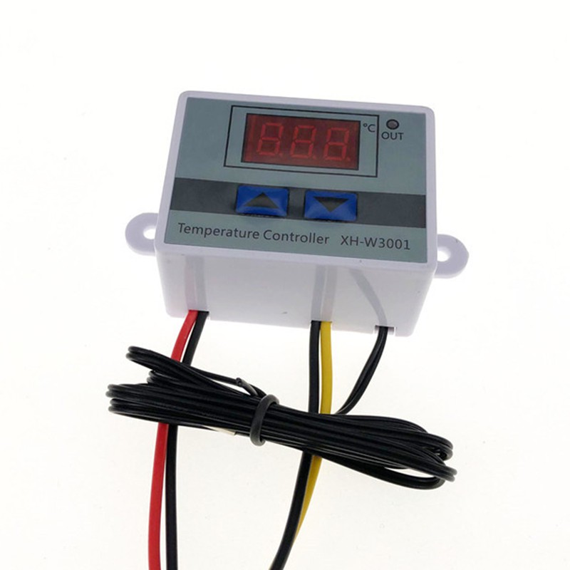 Bộ điều khiển nhiệt độ kỹ thuật số W3001 110-220V 12V 24V 10A có đầu dò