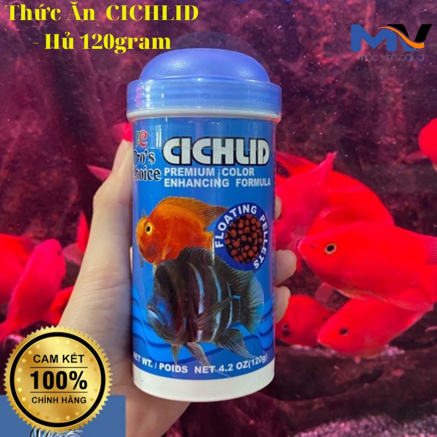Thức ăn cho cá dòng cá CICHLID - 120gram