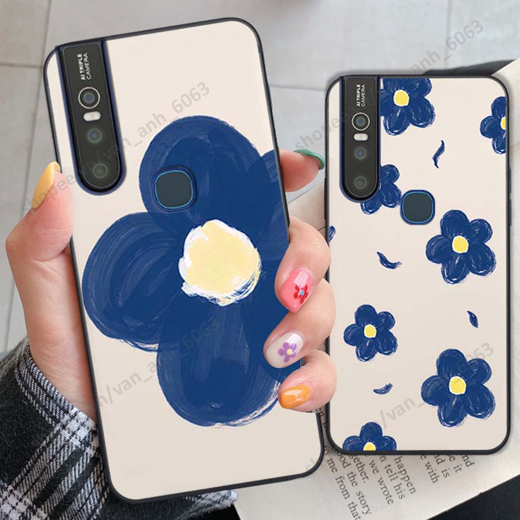 Ốp lưng Vivo V15 / V15 Pro in hình hoa, gấu rich bear nghệ thuật, thời trang