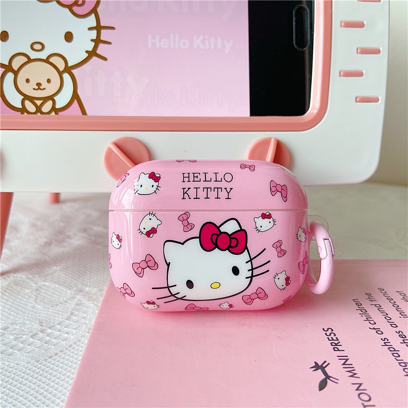 Hellokitty Vỏ Bảo Vệ Hộp Sạc Tai Nghe AirPods3gen 2021 AirPods3 AirPodsPro Airpods2 Ốp