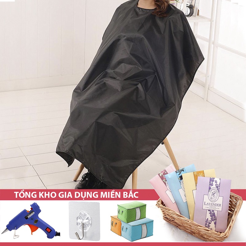 [Tổng Kho Sỉ] Áo Cắt Tóc KIỂU ĐEN Người Lớn, Trẻ Em Gia Đình, Áo Phủ Choàng Tiệm Hớt Tóc US04528