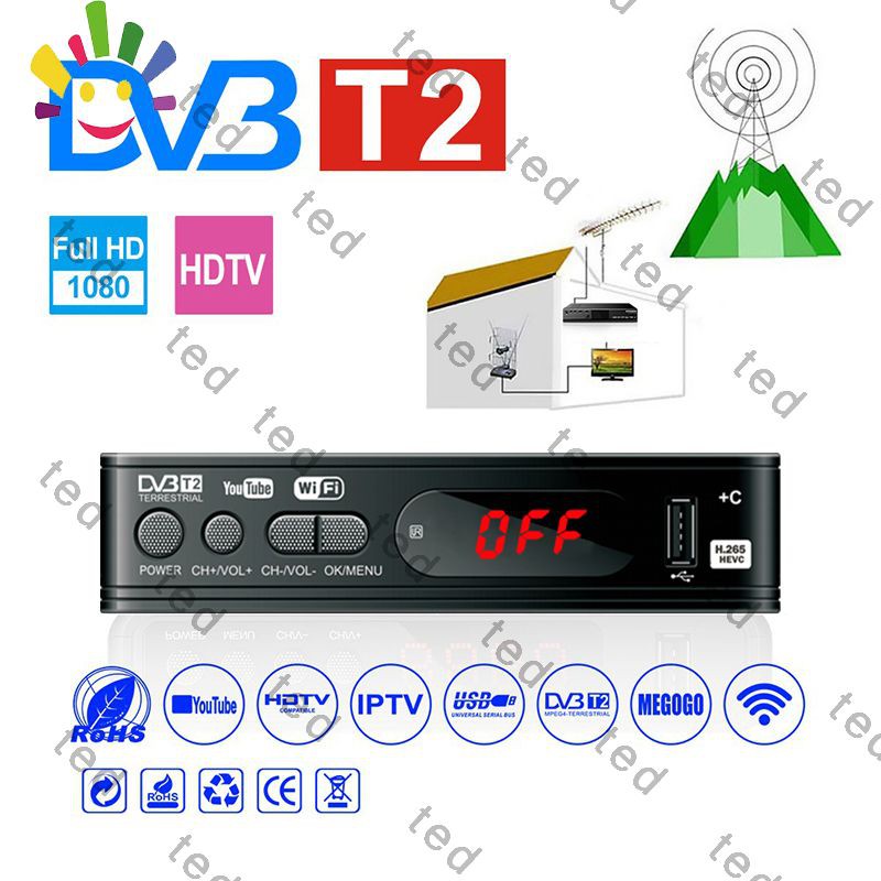 Bộ Thu Tín Hiệu Dvb-t2 Hd 1080p Dvb C T2 Dvb Usb Cho Màn Hình