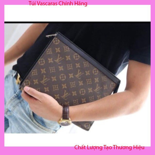 Ví Cầm Tay Clutch Nam ❤️ FREESHIP❤️ Chất Da Đẹp Vô Cùng Sành Điệu Tạo Style Sang Chảnh Hàng Xuất Khẩu Có ảnh Thật