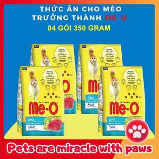 Thức ăn hạt khô me-o cho mèo lớn gói mini 350 gram