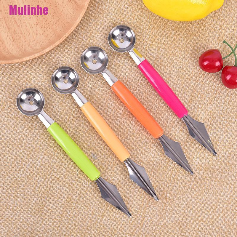 Muỗng Múc Kem / Trái Cây Bằng Thép Không Gỉ Thiết Kế Độc Đáo Tiện Dụng