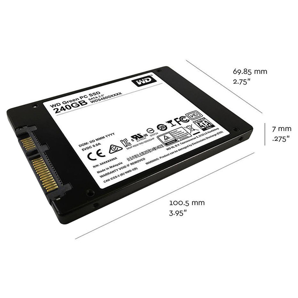 Ổ Cứng SSD 120gb hãng: wd green, kingston,transend,adata. Hàng chính hãng tháo máy | WebRaoVat - webraovat.net.vn