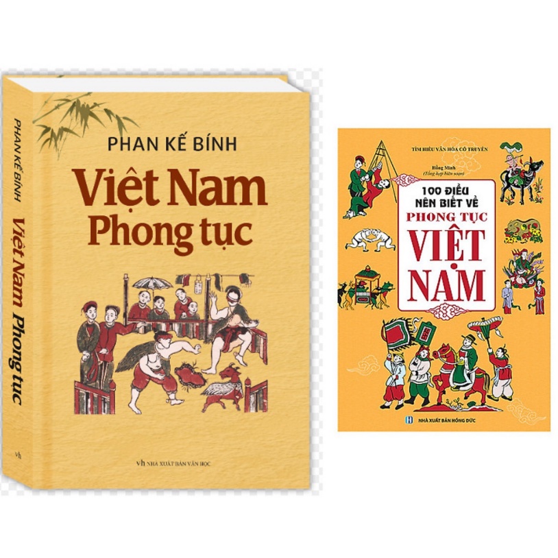 Sách - Combo 2 cuốn 100 Điều Nên Biết Về Phong Tục Việt Nam+Việt Nam Phong Tục Bìa Mềm (Tái Bản)