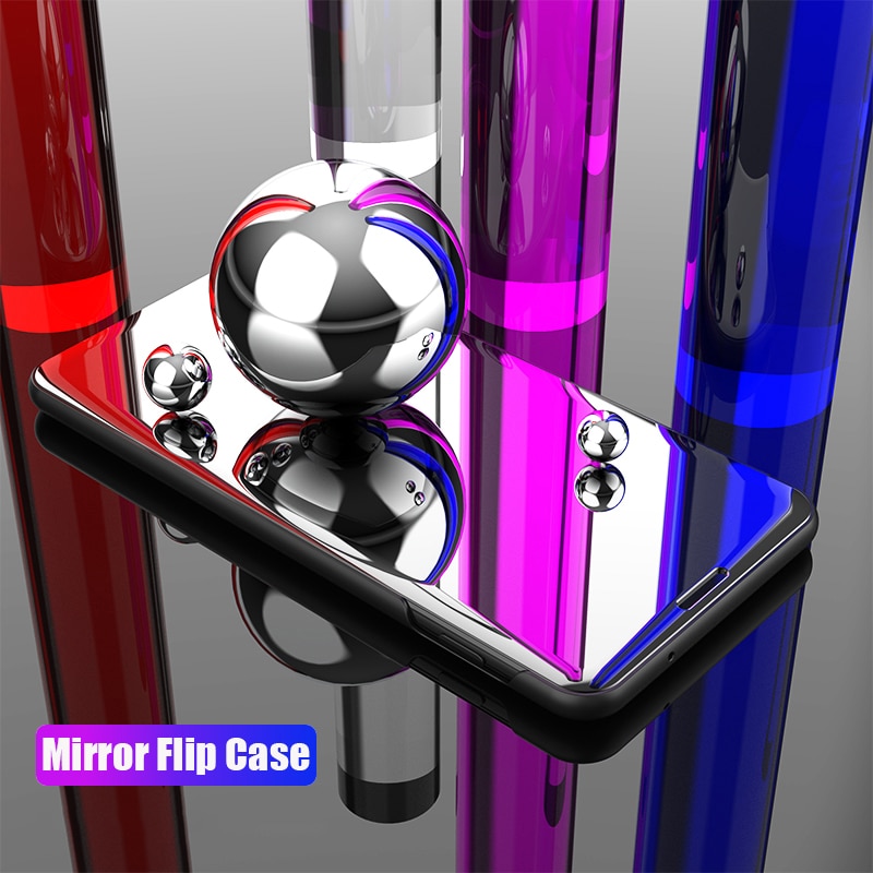 Bao da điện thoại nắp lật mặt gương chống rơi cho iPhone 11 11/12Pro 11/12ProMax 12 5.4 6.1 6.7 12Mini SE2020