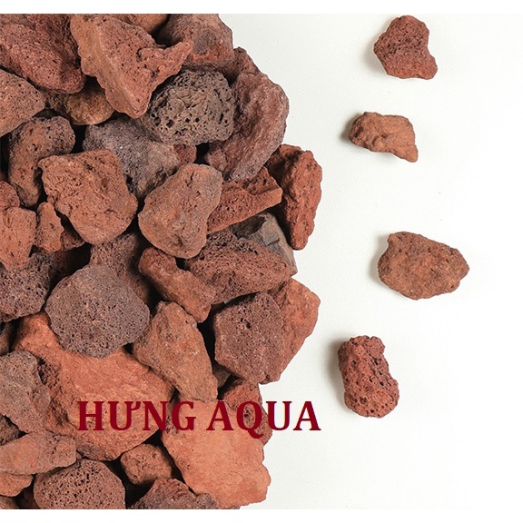 Đá nham thạch - nham thạch lọc nước bể cá, vật liệu lọc nước hồ cá giúp lọc sạch và trong nước.