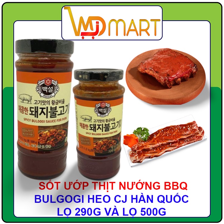 Sốt ướp BBQ thịt heo Beksul Hàn quốc