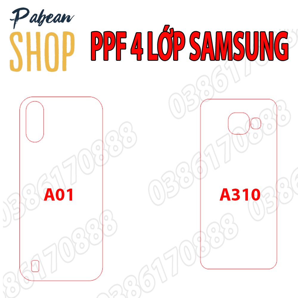 [NHÁM + TRONG]Dán lưng PPF 4 lớp chống va đập cho SAMSUNG A01 / A310