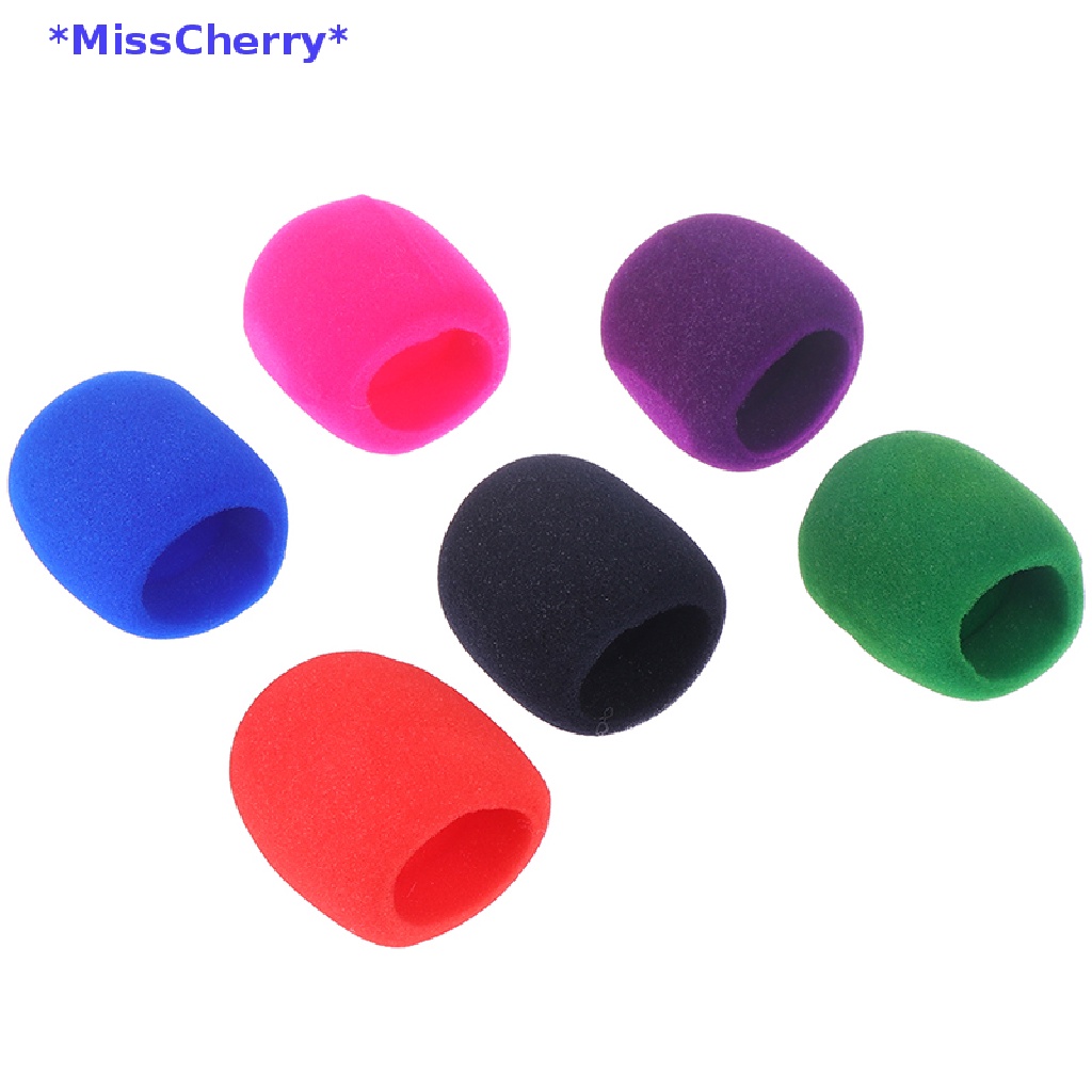 MCHY&gt; 5PC Microphone Headset Grill Windscreen Sponge Foam Cover For Recording Mic new
