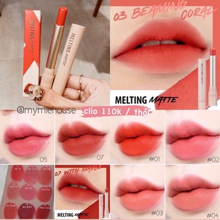 Son thỏi Lì Clio Melting Matte Lip