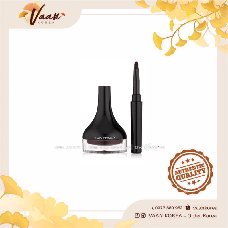 Gel kẻ mắt Tonymoly Back Gel Eyeliner