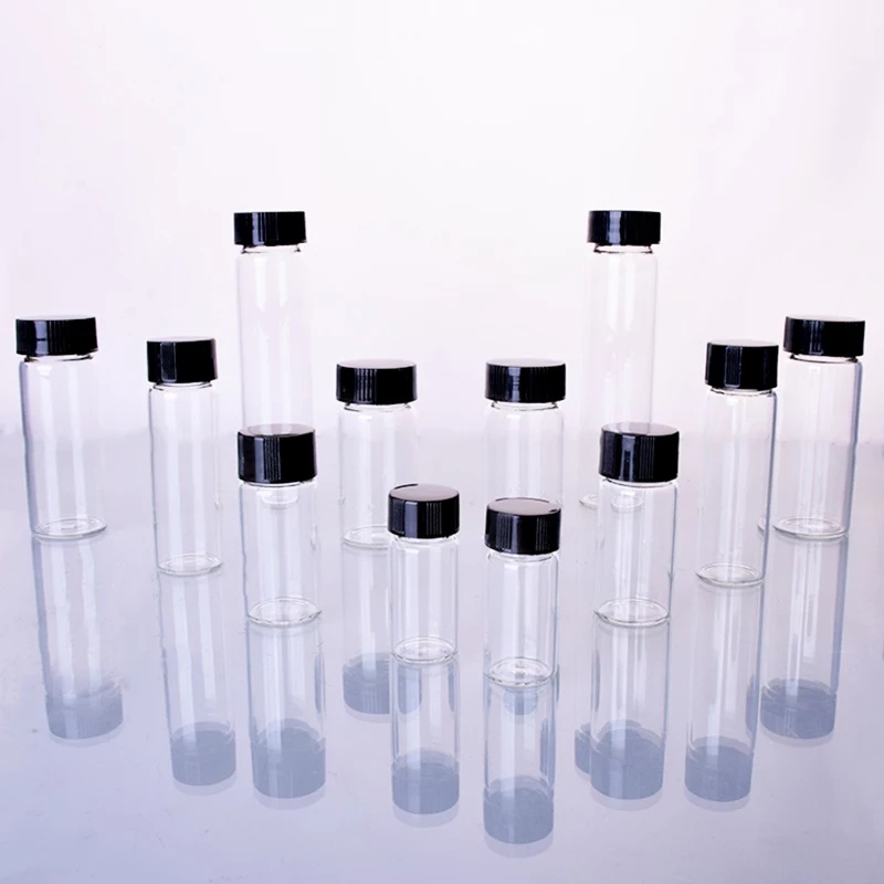Bộ 5 cái - Chai thủy tinh - Lọ thủy tinh 2ml 3ml 5ml 10ml 15ml 20ml trắng trong