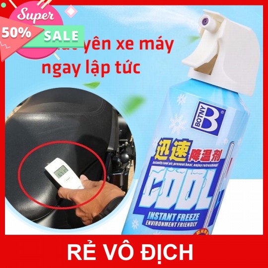 [5❤️][FREESHIP] BÌNH XỊT LÀM LẠNH TỨC THỜI TRÊN Ô TÔ, XE MÁY 180ml [HCM]