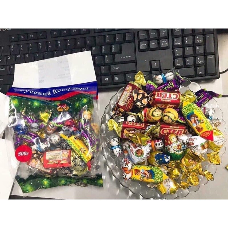 kẹo socola nga mix nhiều vị