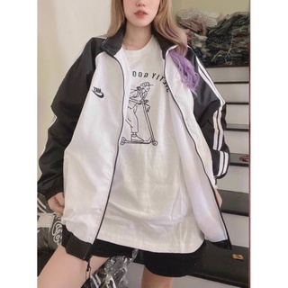 ÁO KHOÁC FORM RỘNG UNIXEX CHỮ THÊU (nK)