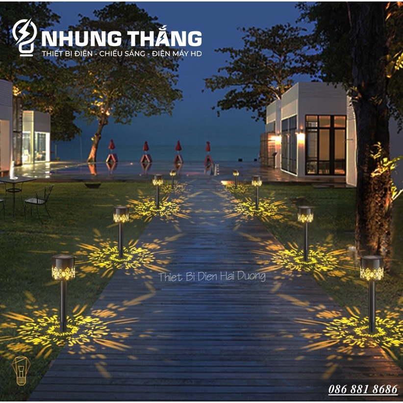 Đèn LED Cắm Cỏ Sân Vườn MT-29 - Sử Dụng Năng Lượng Mặt Trời - Chống Nước IP65 - Energy Green Lighting -Bảo Hành 1 Năm