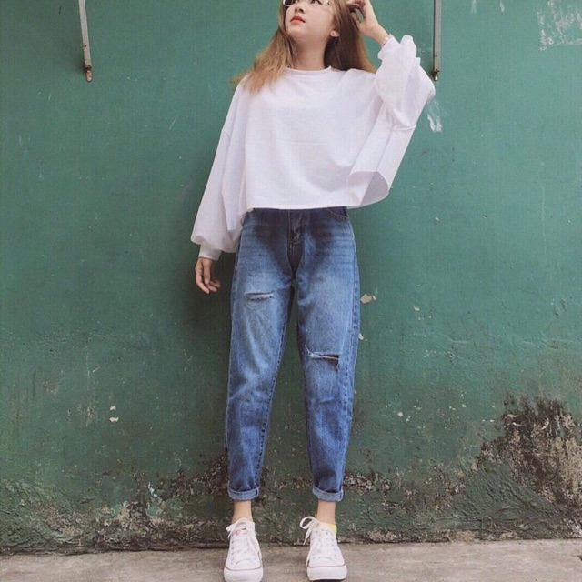 ✅ Baggy Jeans Rách TP