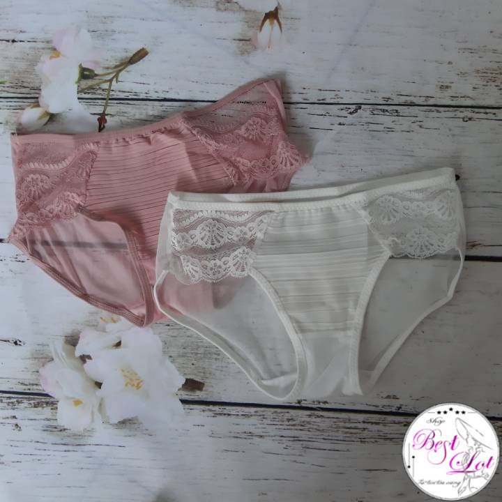 Bộ Đồ Lót Không Gọng Cúp Ngang Nhún Ren Siêu Yêu | BigBuy360 - bigbuy360.vn