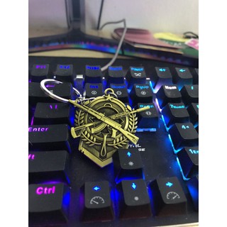 Móc Khóa PUBG Hình Huy Hiệu
