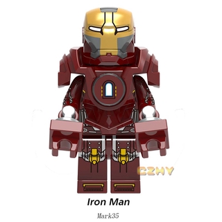 Bộ Lắp Ghép Mô Hình Nhân Vật Tony Stark 35 Mảnh Ghép