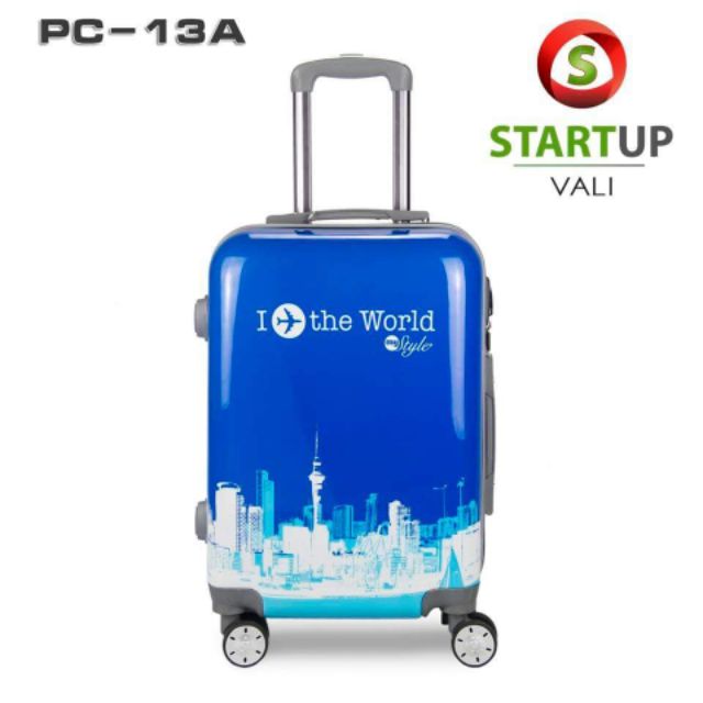 Vali nhựa thời trang size 20/24 inch đủ hình chính hãng STARUP bảo hành 2 năm